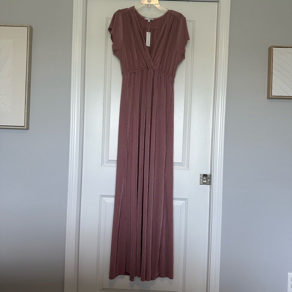 Baltic Born Athena Pleated Maxi Dress - Rose